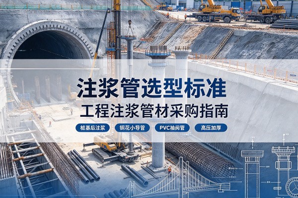 鄄城注浆管选型标准